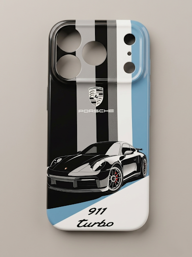Glossy Beige Minimal Phone Case