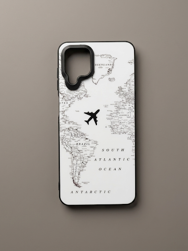World Map Travel Airplane Phone Case