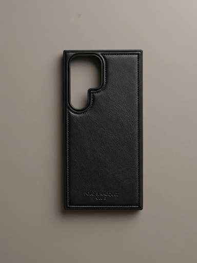 Black Leather Texture Phone Case