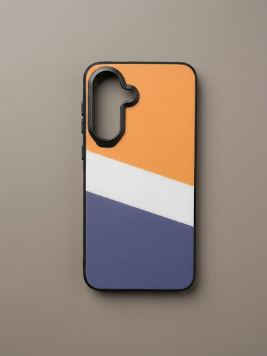 Orange & Purple Color Block Phone Case
