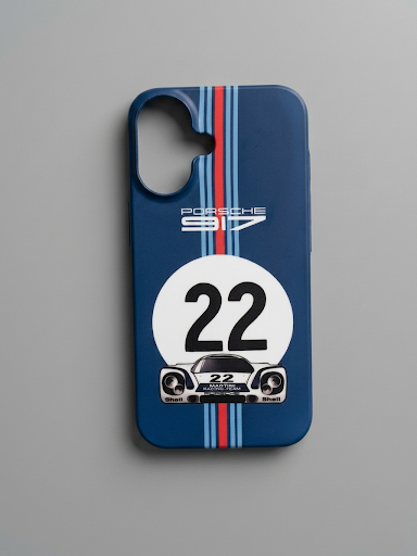 917 Racing Number Blue Phone Case