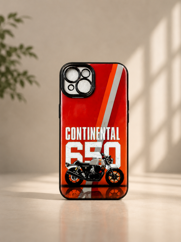 Continental 650 Red Motorcycle Phone Case